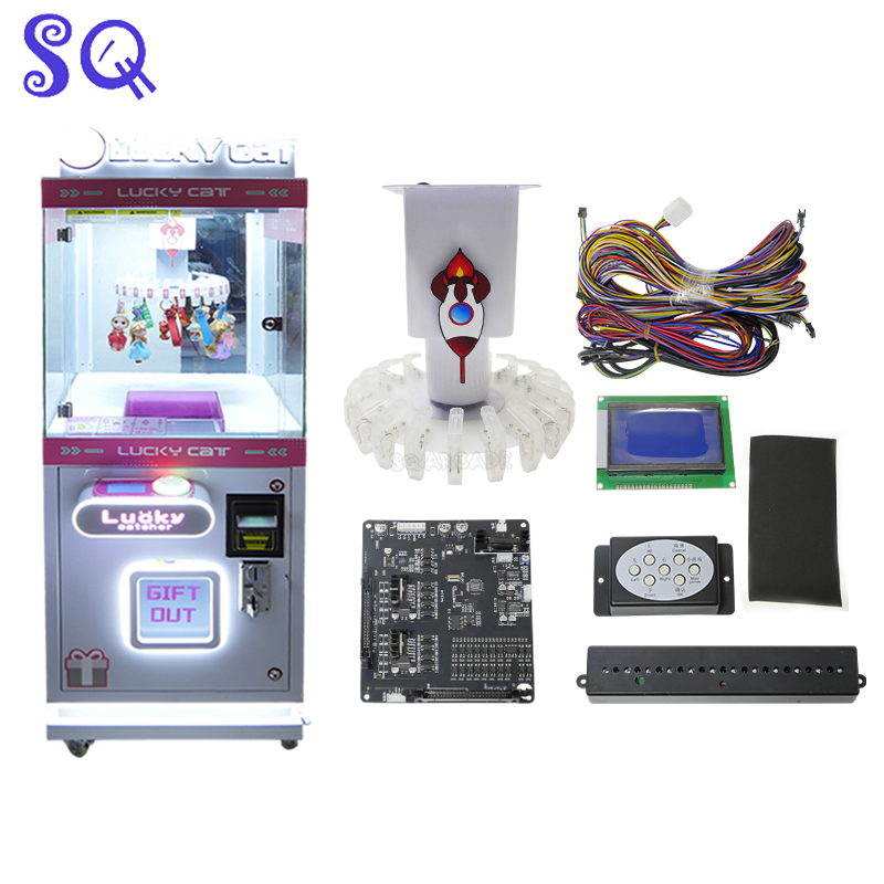 Arcade Toy Claw Vending Machine - Presente braçadeira máquina prêmio 20 clipes
