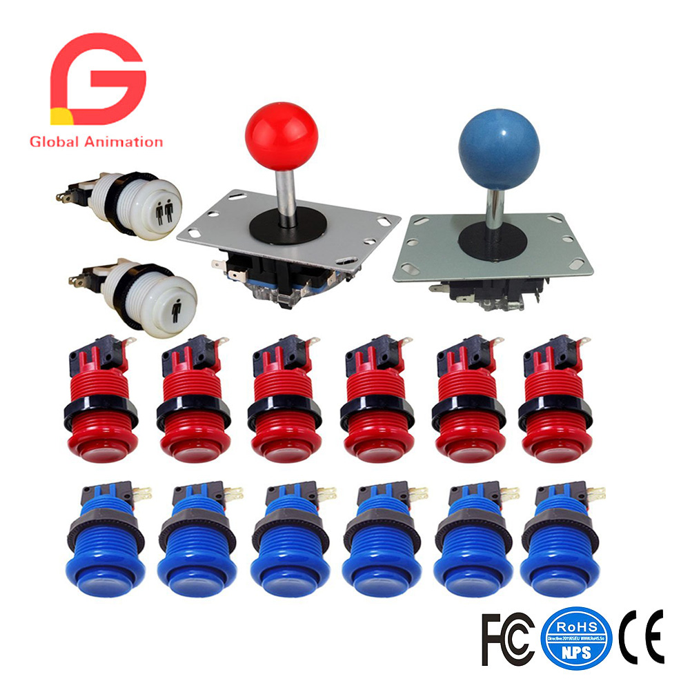 Arcade X - Joystick clássico com botão, peça DIY