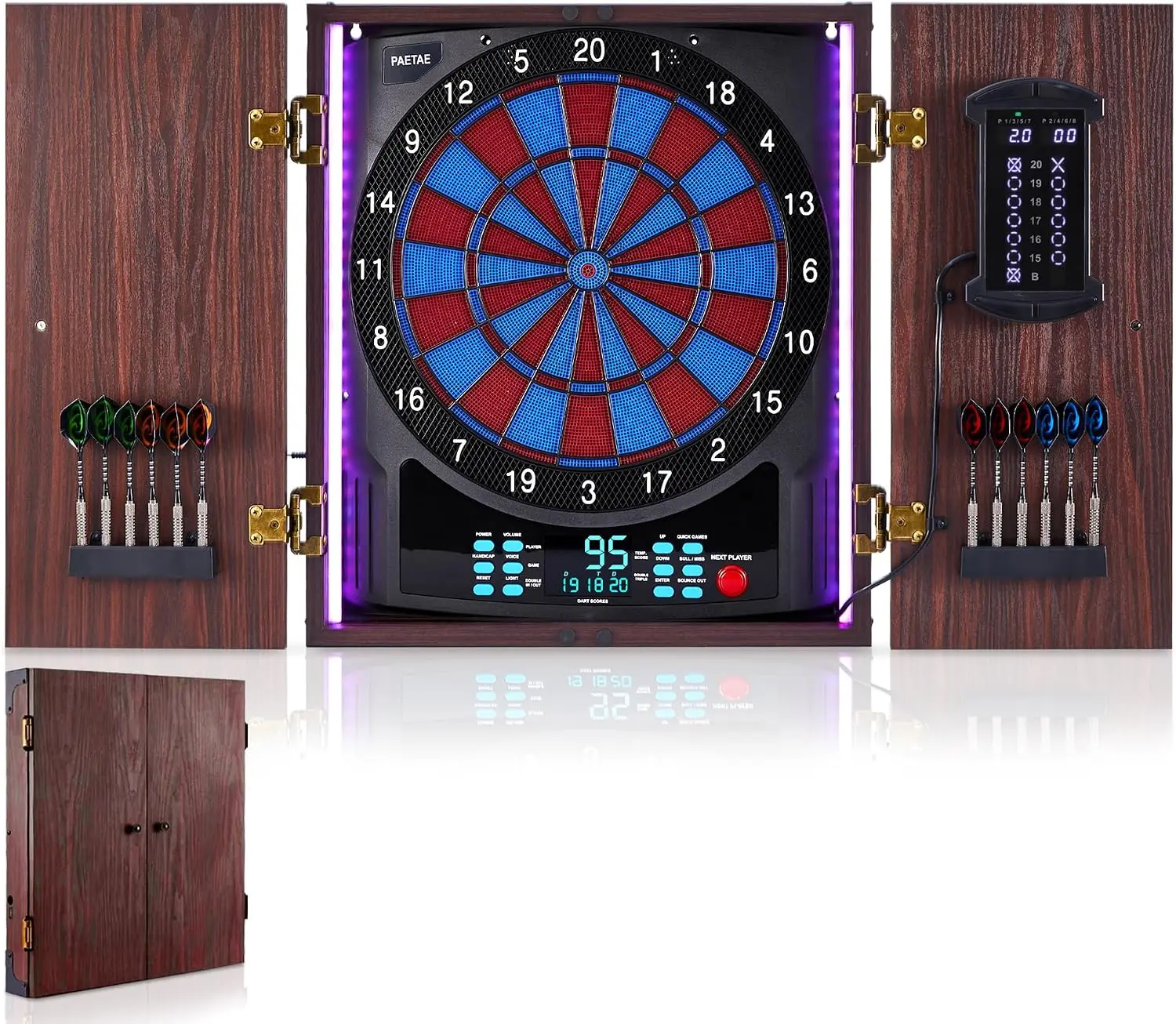 Electronic Dartboard Cabinet - Armário para Dardos Eletrônicos com Alvo