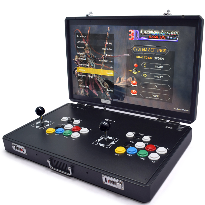 Gun Shooting Arcade - Pandora H3-LCD Arcade Console, 2 Jogadores