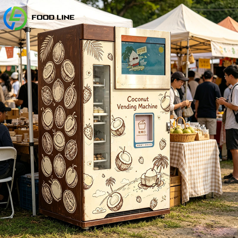 Open Vending Machine - Máquina de Venda Automática de Coco
