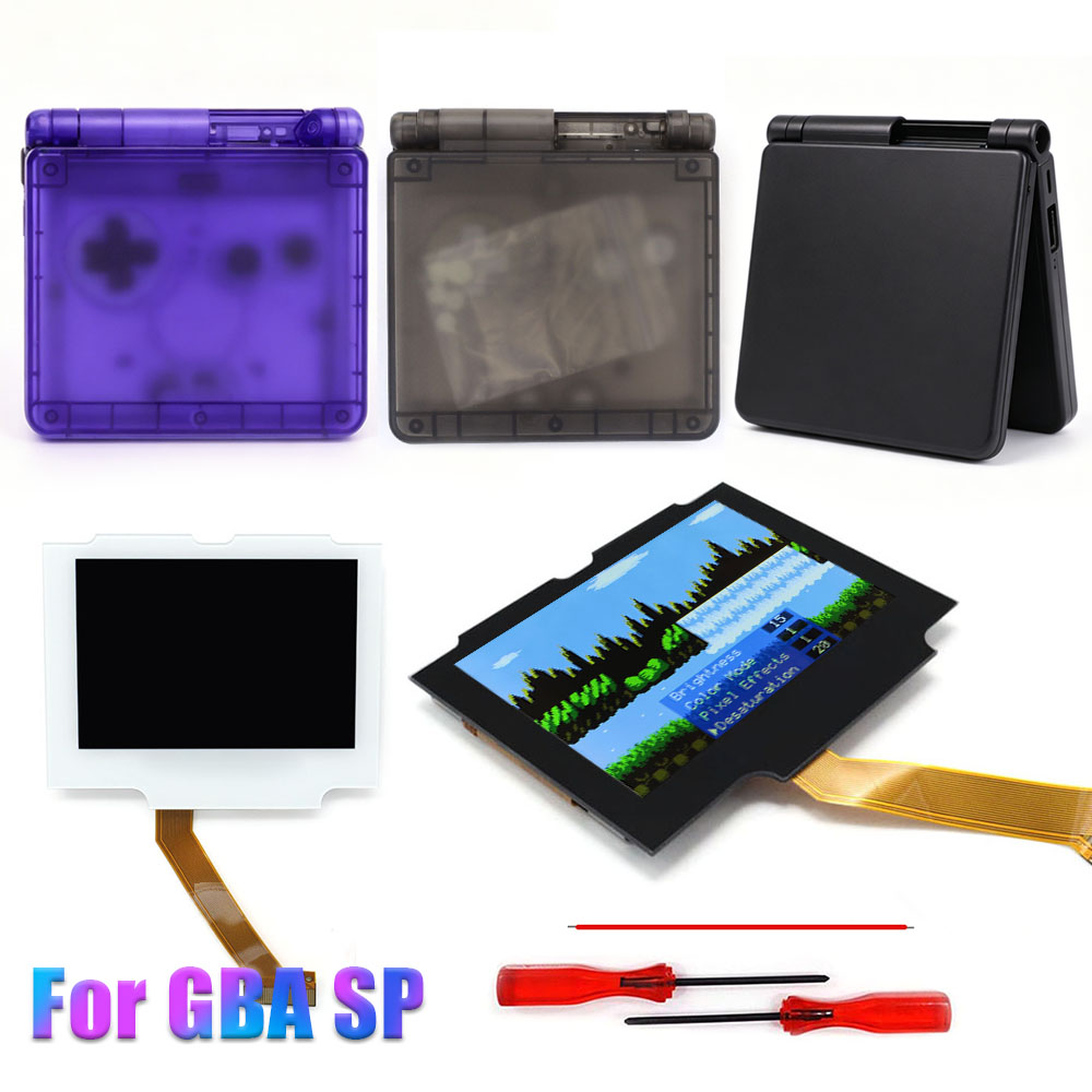 Lcd Screen Arcade - HISPEEDIDO 720x480 Pré-laminado para GBA SP