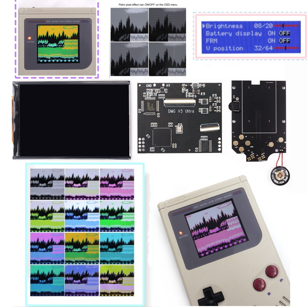Lcd Screen Arcade - Tela RIPS com 36 modos de