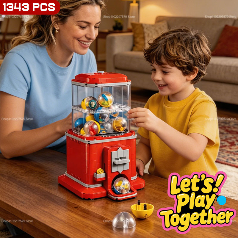 Vending Arcade Games - Conjunto de Blocos de Montar de