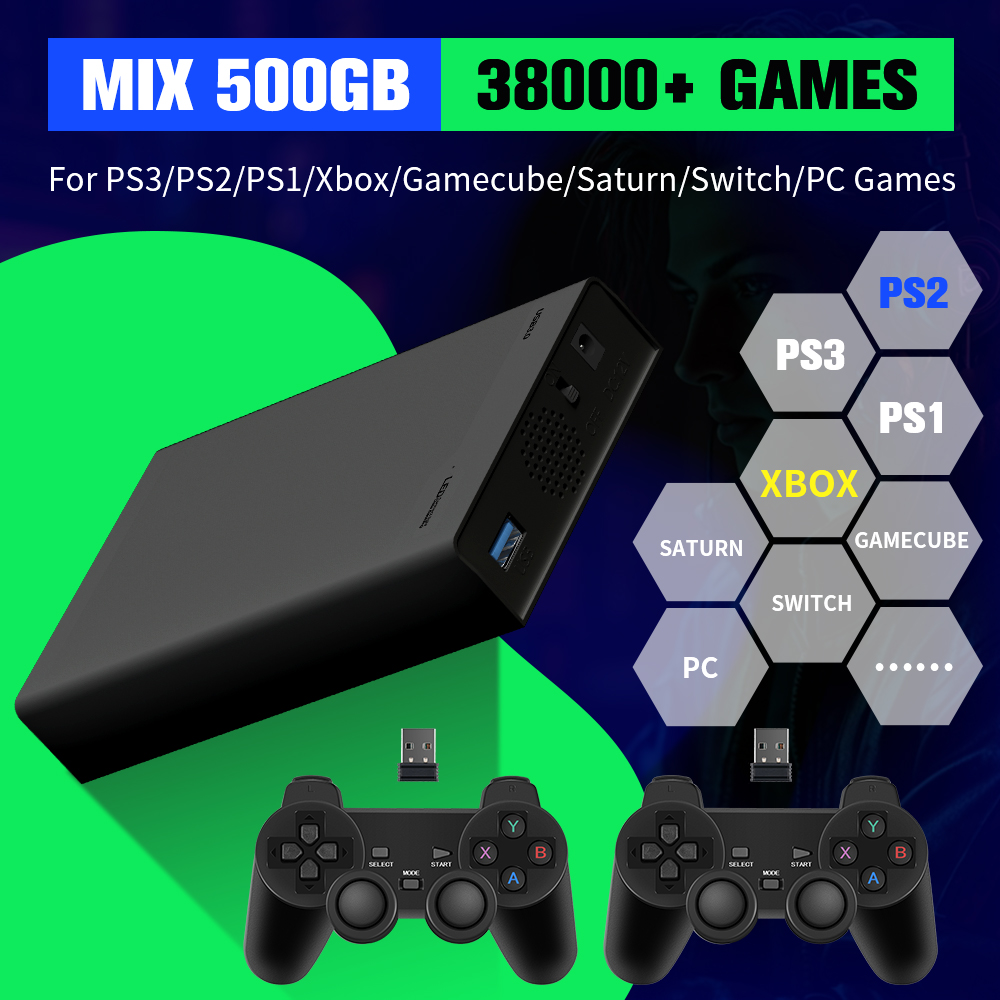 Arcade X - Disco rígido de jogos de 500G