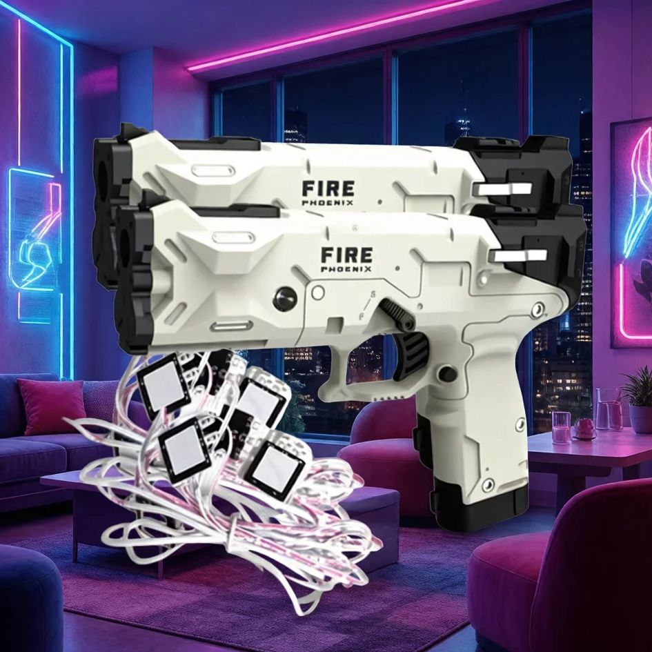 Gun Shooting Arcade - Pistola de Luz Eletromagnética Sem Fio