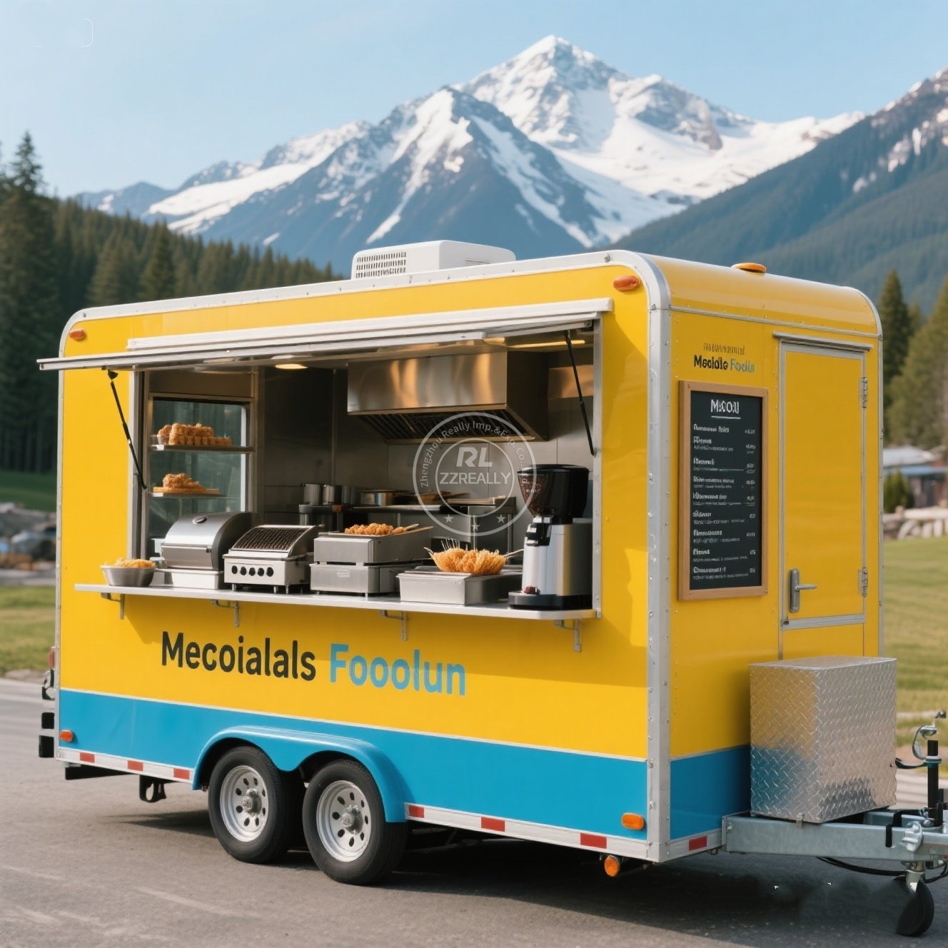 Hot Dog Vending Cart - Fabricante de reboque de comida personalizável