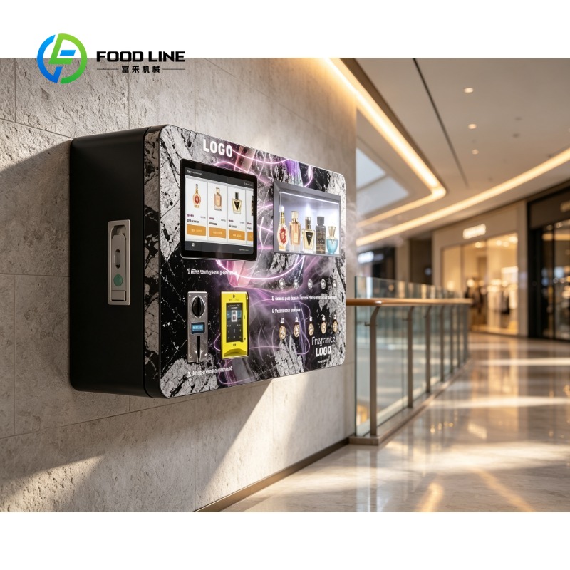 Open Vending Machine - Máquina de Venda de Perfumes Montada