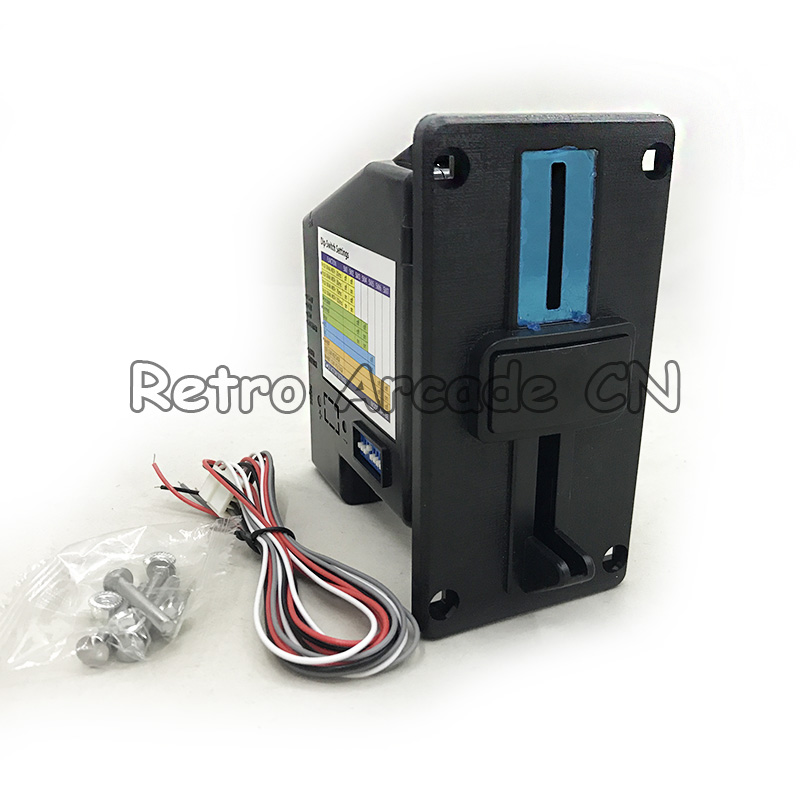 Vending Arcade Games - Eletrônico Multi Coin Acceptor Roll Down