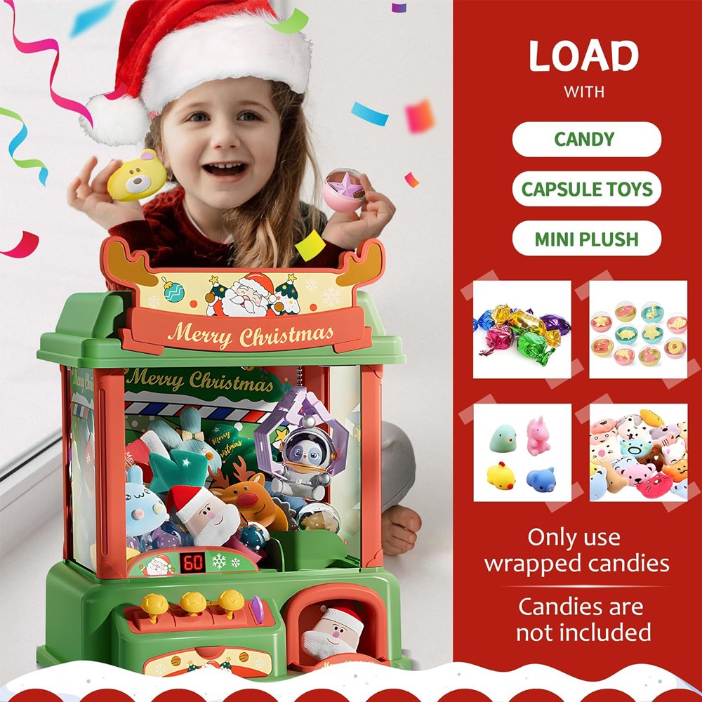 Maquina de Natal para crianças - Vending Arcade Games avaliação e preço