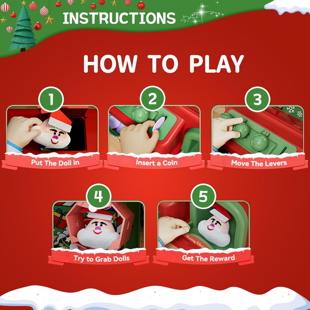 Maquina de Natal para crianças - Vending Arcade Games avaliação e preço