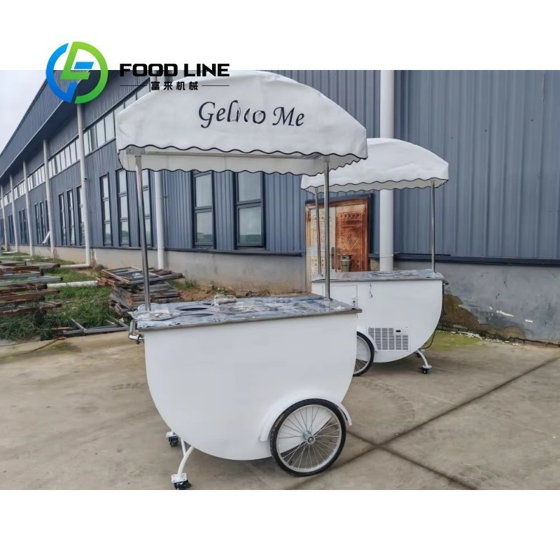 Carrinho de Vendas Móvel Comer - Hot Dog Vending Cart avaliação e preço