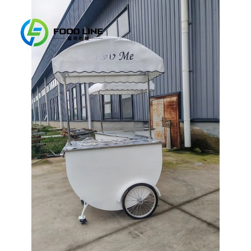 Carrinho de Vendas Móvel Comer - Hot Dog Vending Cart avaliação e preço
