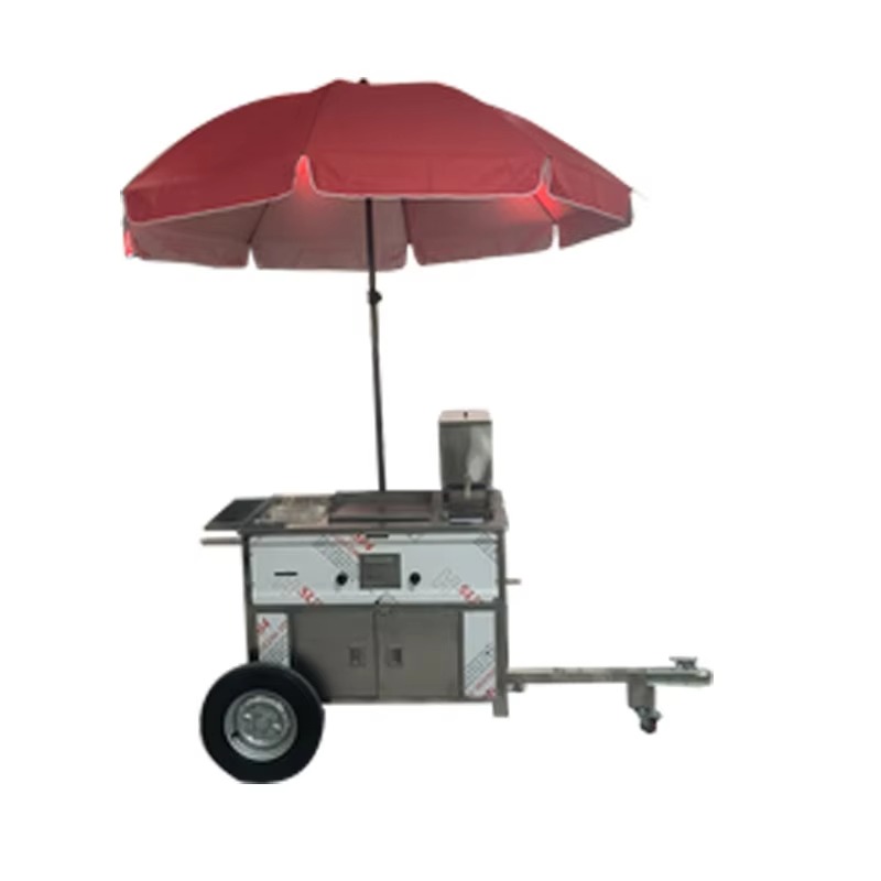 Carrinho de Comida Móvel Compa - Hot Dog Vending Cart avaliação e preço