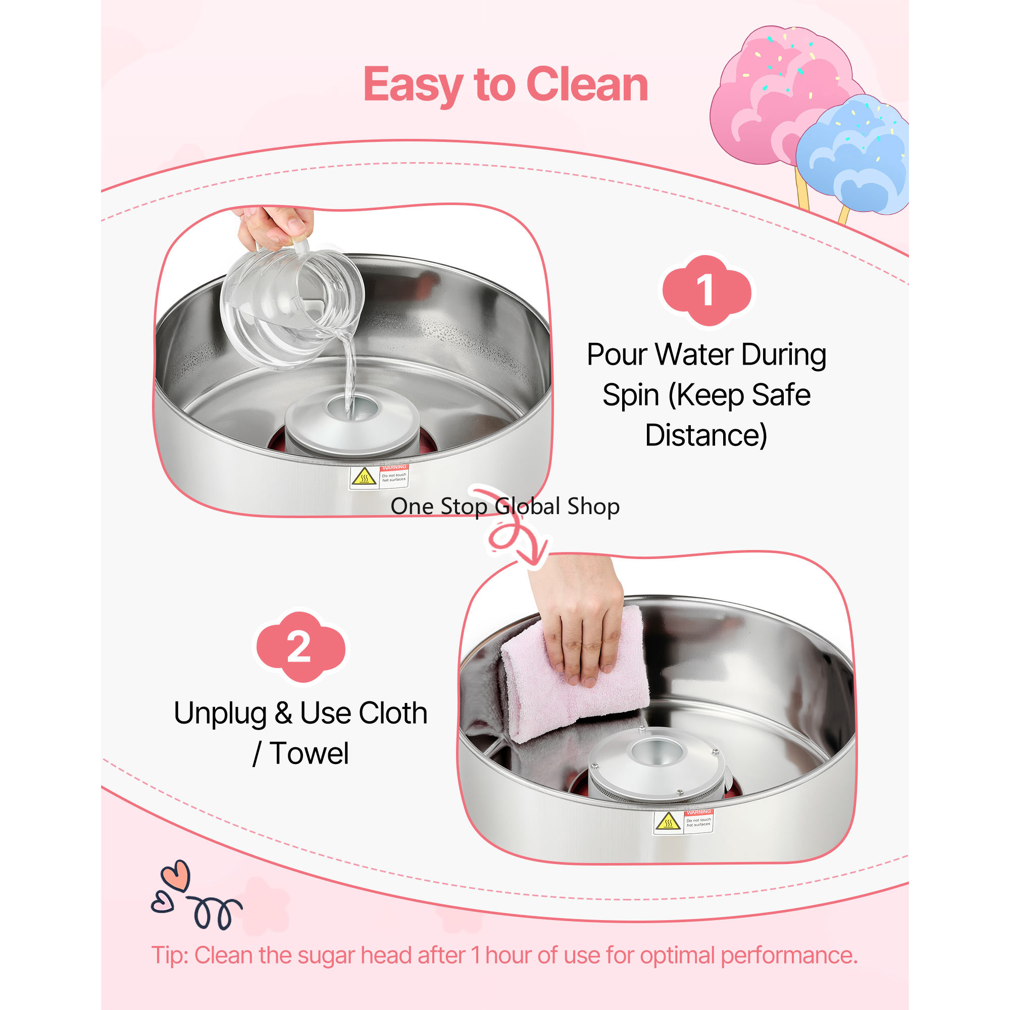 Máquina de Algodão Doce Comerc - Candy Floss Machine avaliação e preço