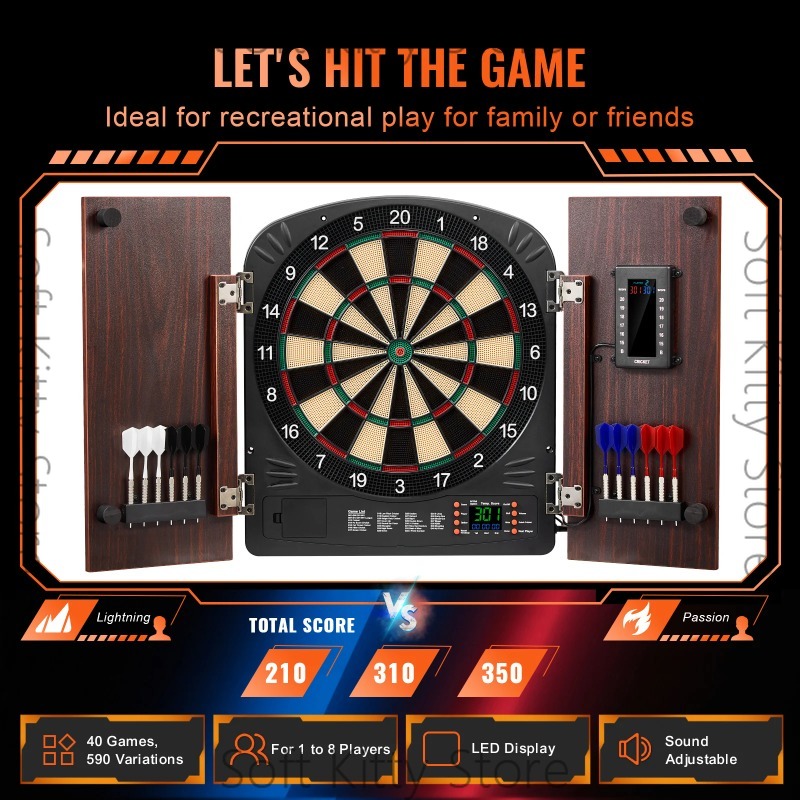 Conjunto de Dartboard e Armári - Electronic Dartboard Cabinet avaliação e preço