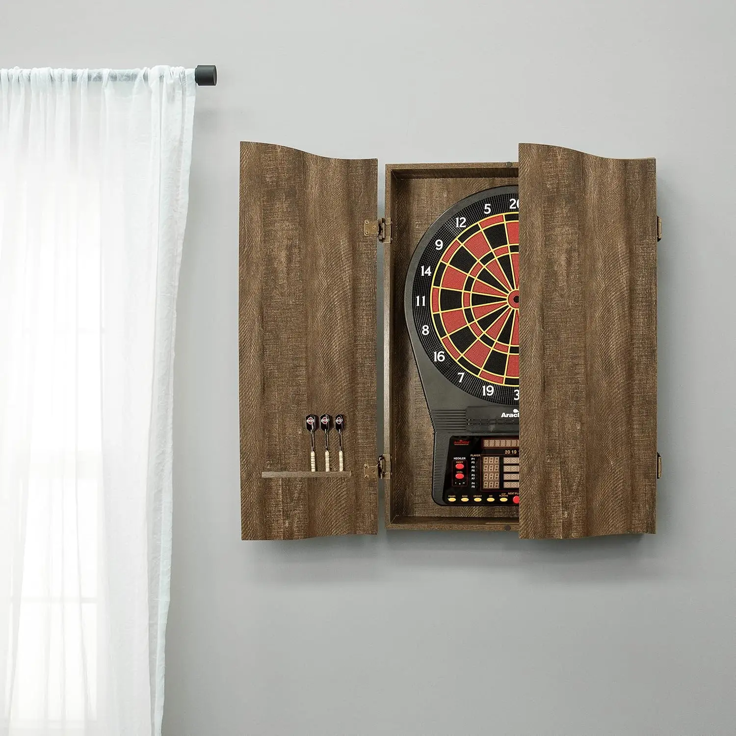 Melhor Vendedor: Armário para  - Electronic Dartboard Cabinet avaliação e preço