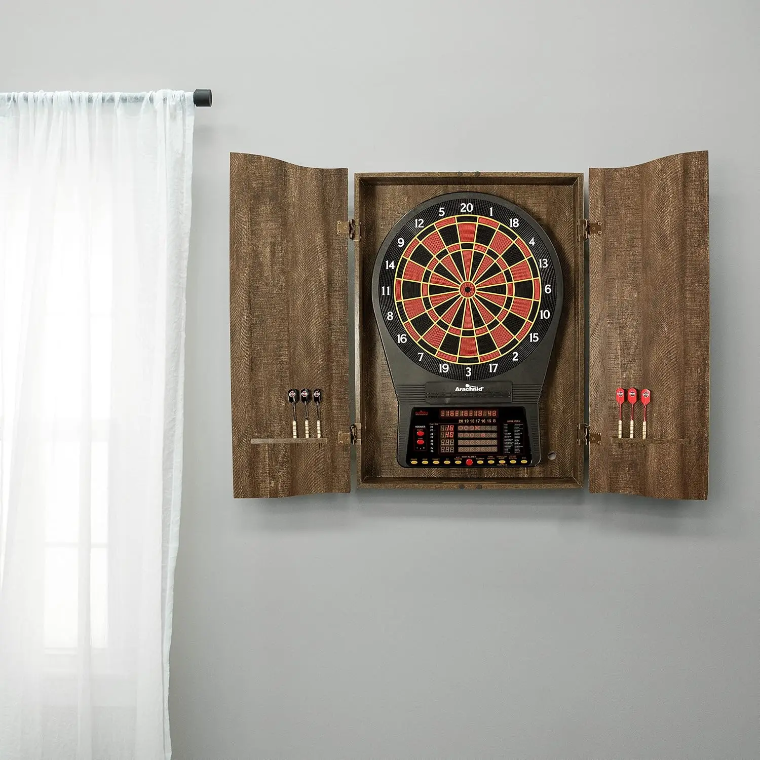 Melhor Vendedor: Armário para  - Electronic Dartboard Cabinet avaliação e preço