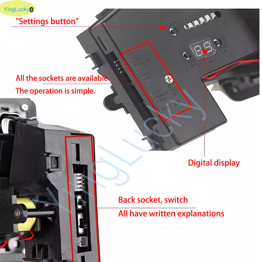 Colorido LED Multi Coin Accept - Arcade Vending & Laundry Revenue avaliação e preço