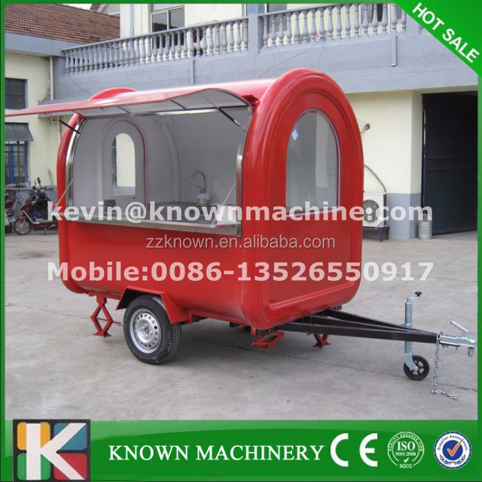 OEM fornece carrinhos comercia - Hot Dog Vending Cart avaliação e preço