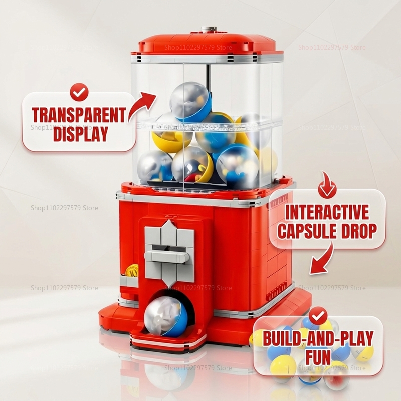 Conjunto de Blocos de Montar d - Vending Arcade Games avaliação e preço