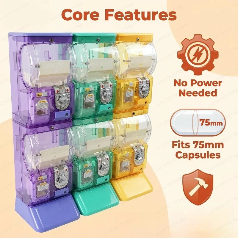 Máquina Gashapon Transparente  - Arcade Vending Machine avaliação e preço