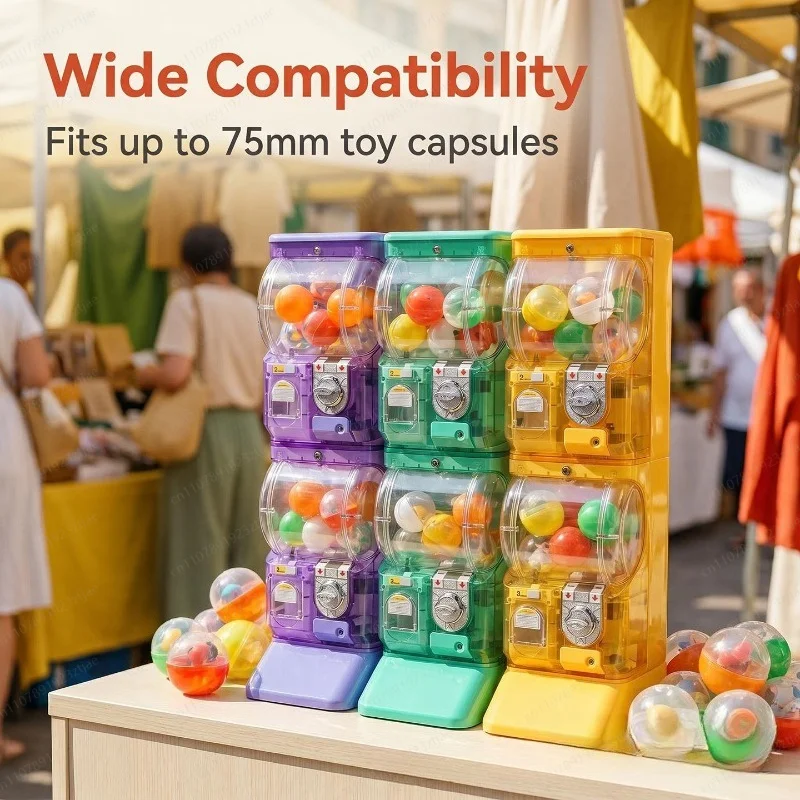 Máquina Gashapon Transparente  - Arcade Vending Machine avaliação e preço