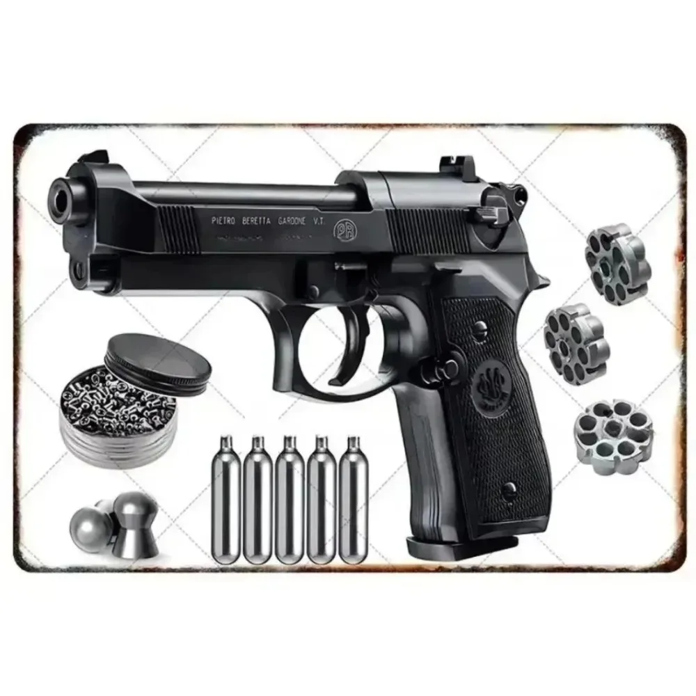 Placa de Metal Vintage Rústica - Gun Shooting Arcade avaliação e preço