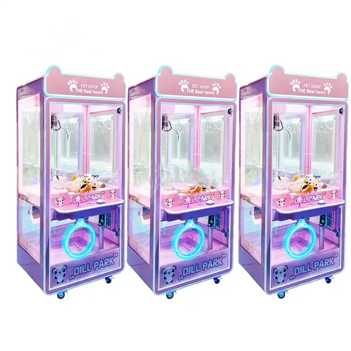 Máquina de jogo operada por mo - Arcade Toy Claw Vending Machine avaliação e preço