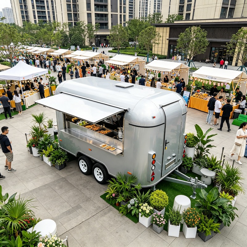 Caminhão de Comida Personaliza - Hot Dog Vending Cart avaliação e preço