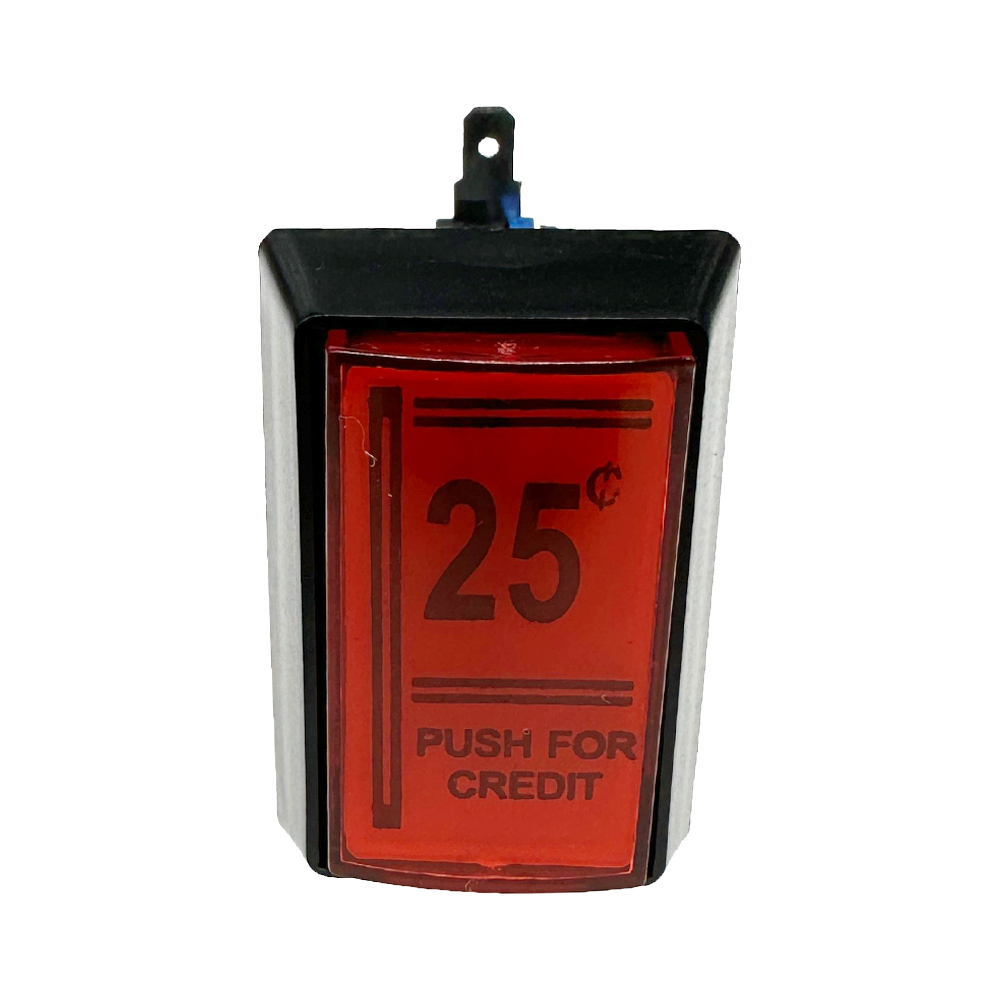 1 peça 25 centavos botão retân - Coin Pusher Machine avaliação e preço